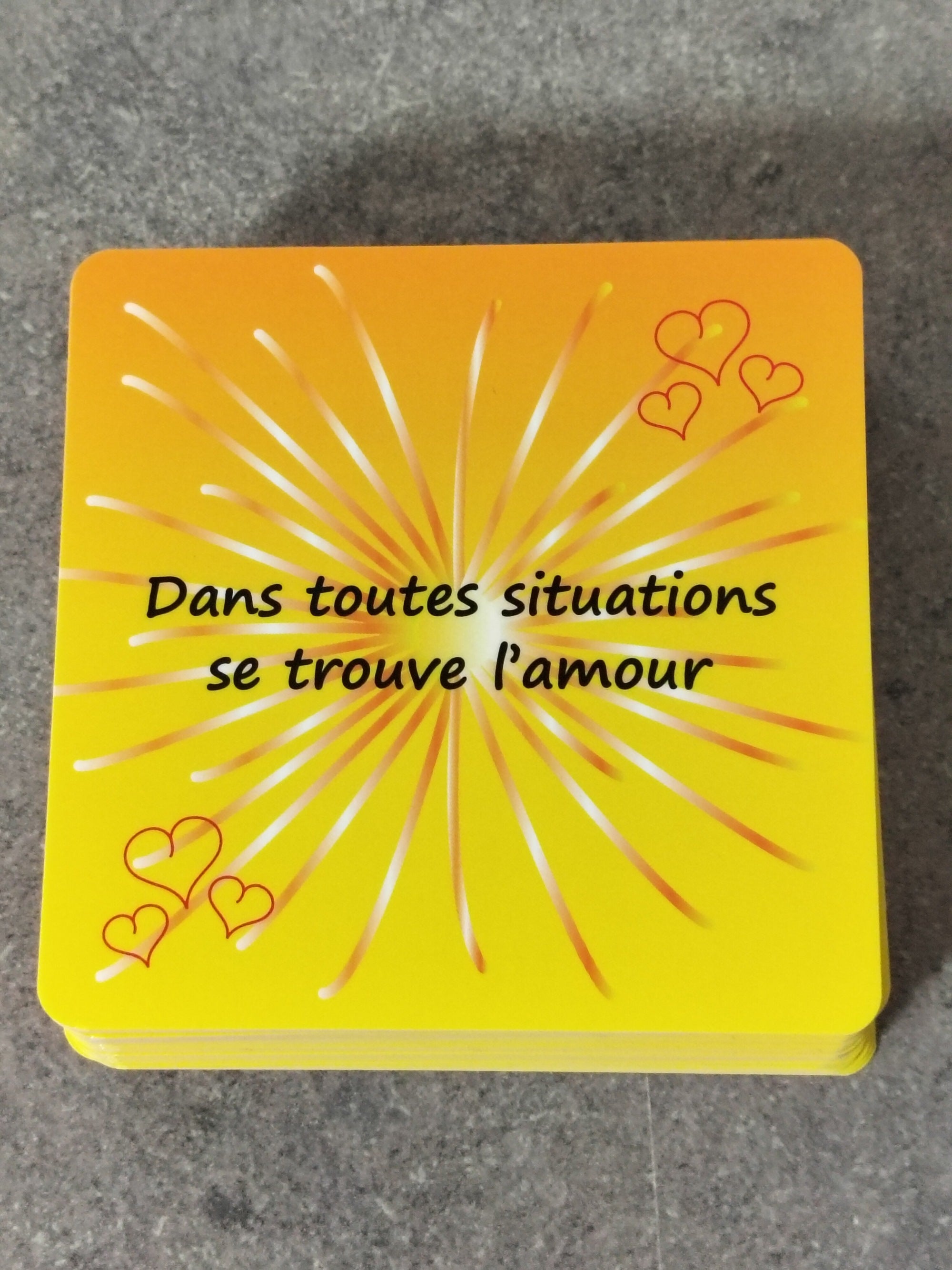 Oracle de 61 cartes inspirantes - Vibrer à la Lumière du Coeur